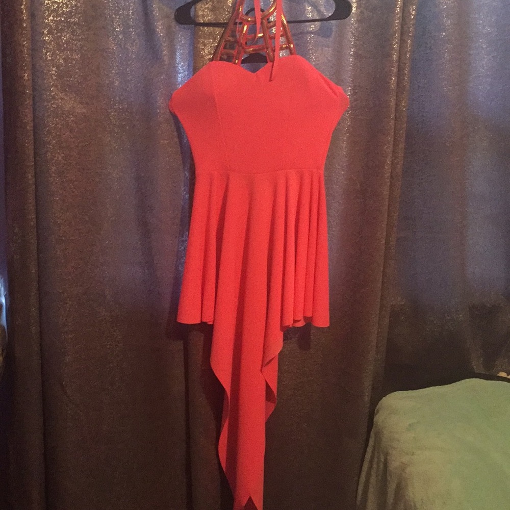 Pink party dress